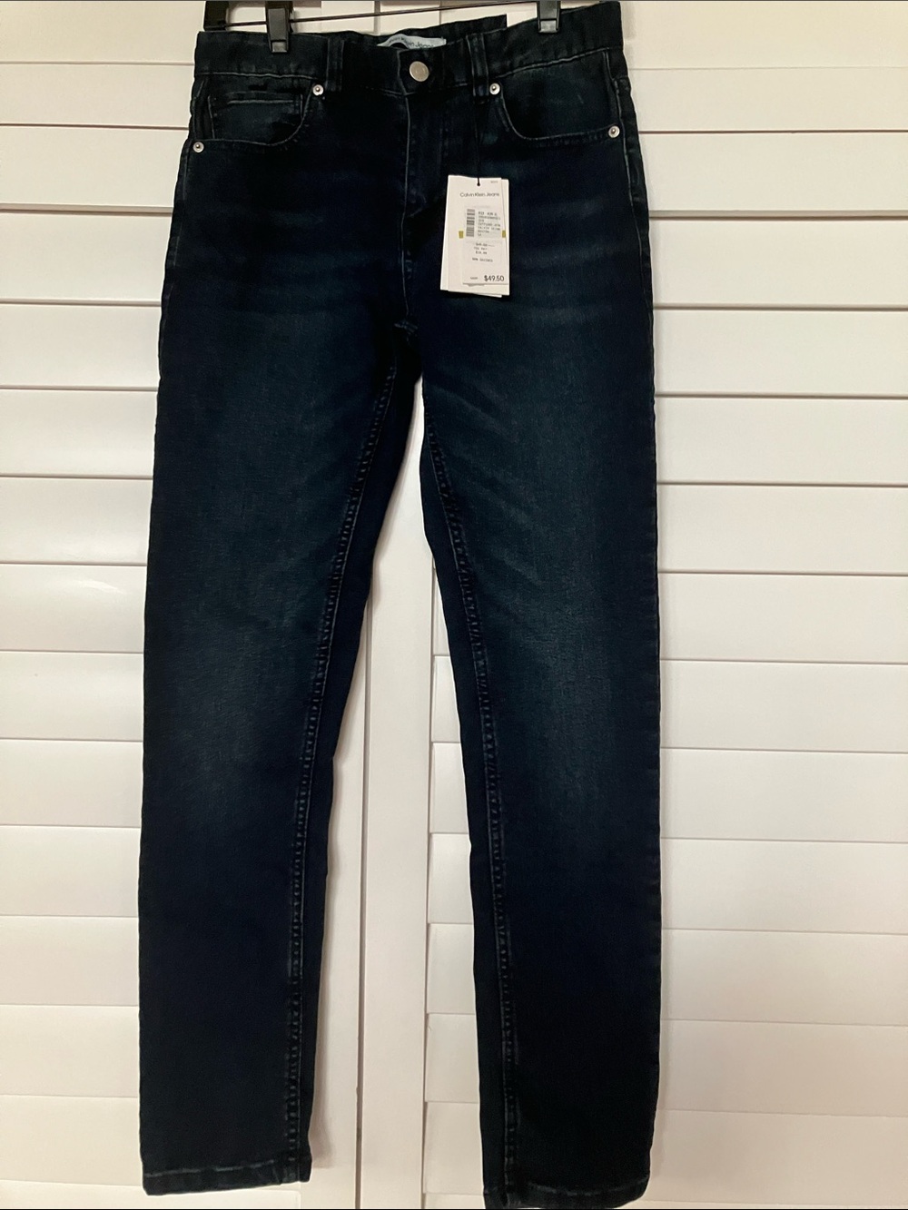 Calvin Klein Jeans Slim Fit Dark Blue Men's Jeans